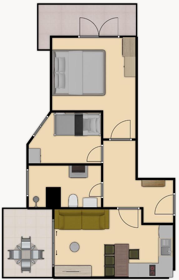 Cheerful 2-Bedroom Apartment In Golem Golem  Εξωτερικό φωτογραφία